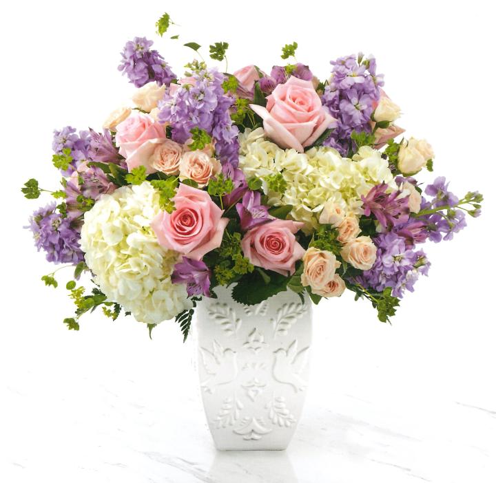 Peace & Hope Lavender Bouquet Floral Vases and Baskets