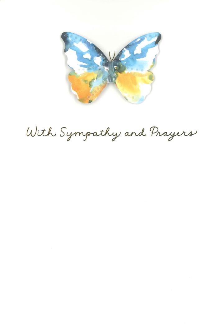 With Sympathy and Prayers Sympathy Cards