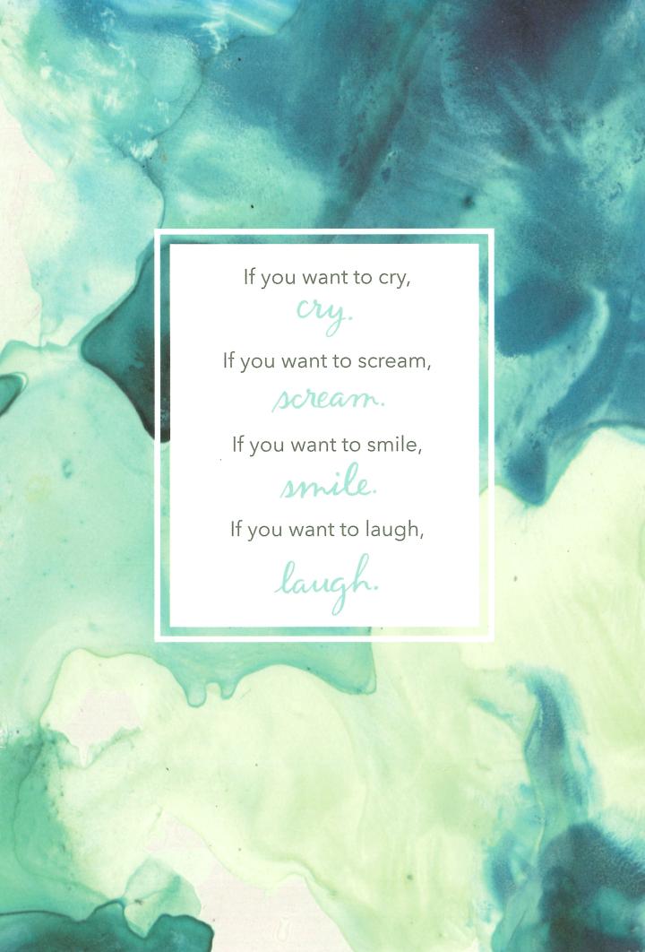 If you want to cry... Sympathy Cards