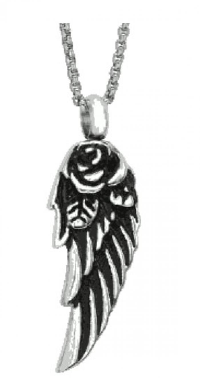 Angel Wing Pendant Keepsake (Urn) Cremation Jewelry