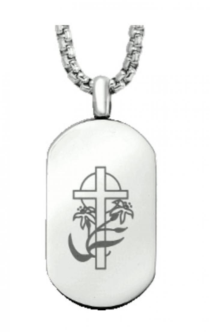 Easter Lilly Tag (Urn) Cremation Jewelry
