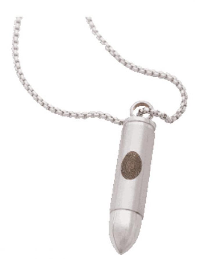 Bullet Pendant Keepsake (Urn) Cremation Jewelry