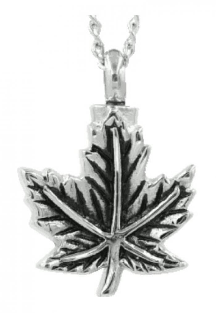 Maple Leaf Keepsake (Urn) Cremation Jewelry