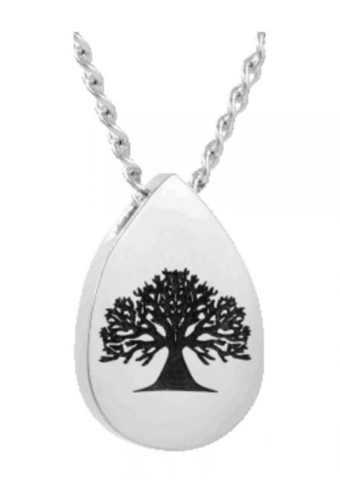 Teardrop Tree of Life Keepsake (Urn) Cremation Jewelry