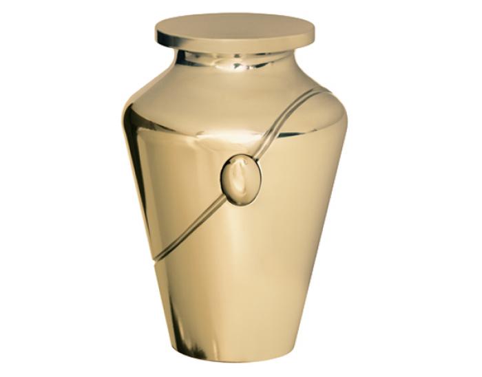 Discontinued - Statuary Art Collection - Aristocrat Gold  Bronze Urns