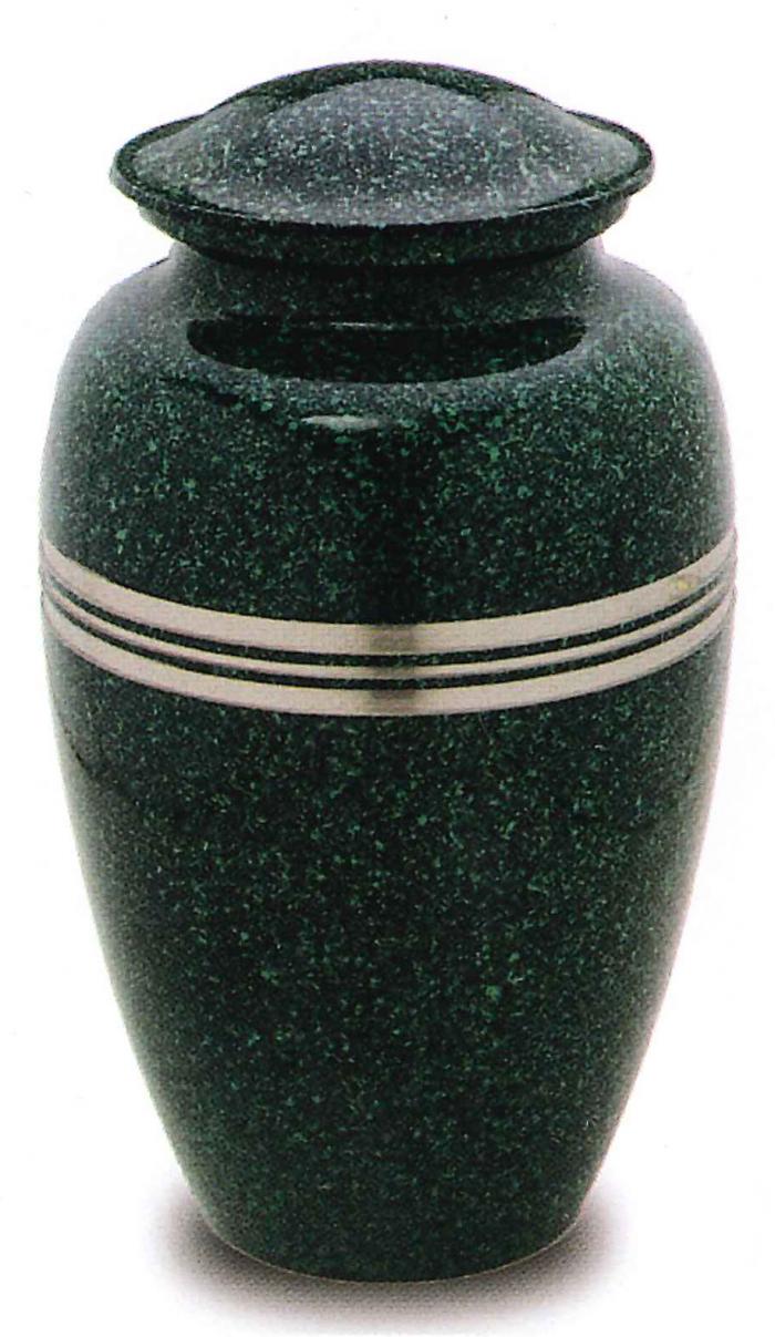 Speckled - Emerald Adult Urn Metal Urns