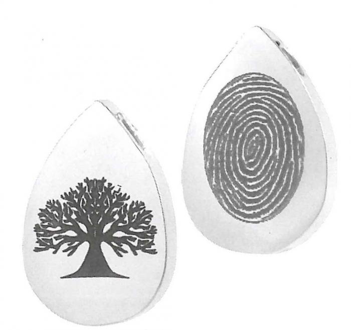Simply Remembered - Teardrop Tree of Life Cremation Jewelry and Keepsakes