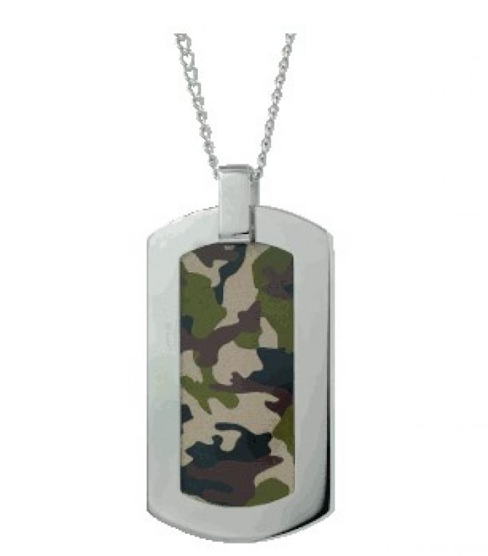 Camouflage Tag Personalized Jewelry