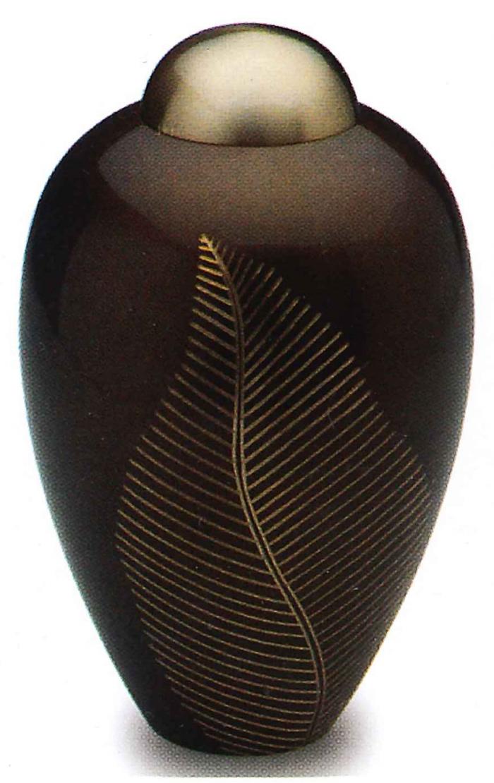 Elegant Leaf - Bronze Adult Urn Metal Urns