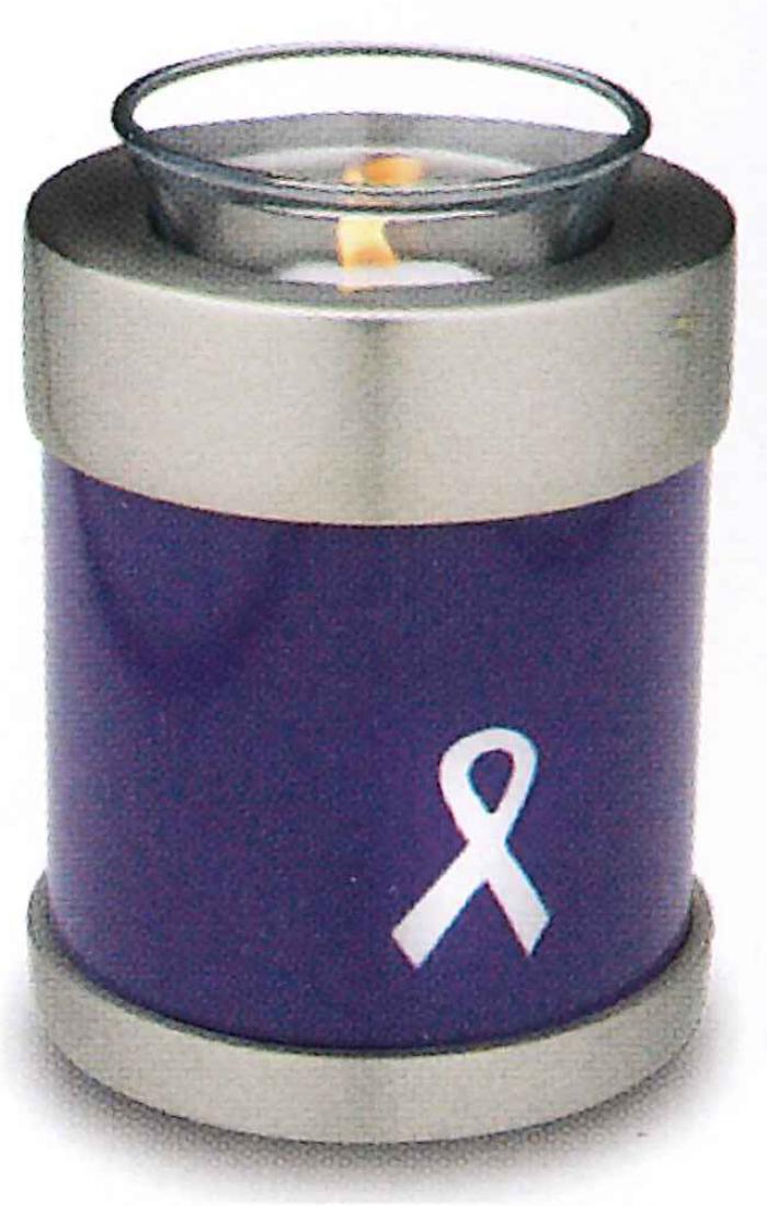 Awareness - Purple Tealight Keepsakes Urns