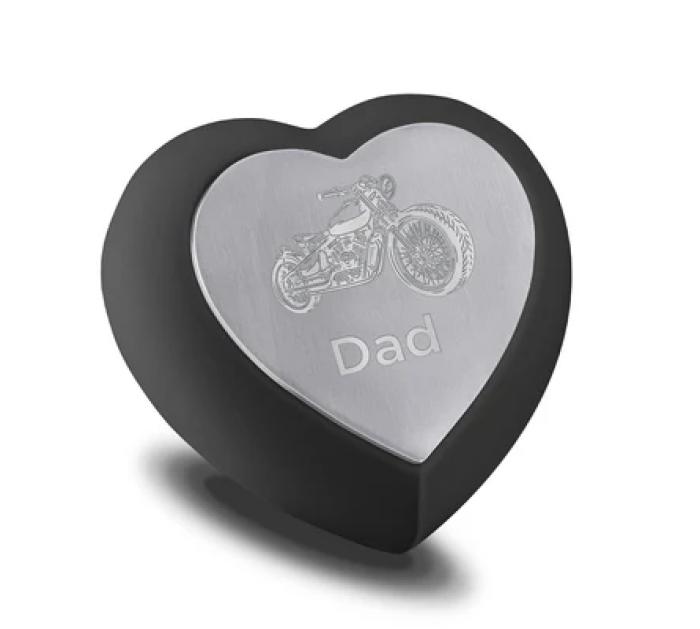 Drop Black Heart Keepsake
