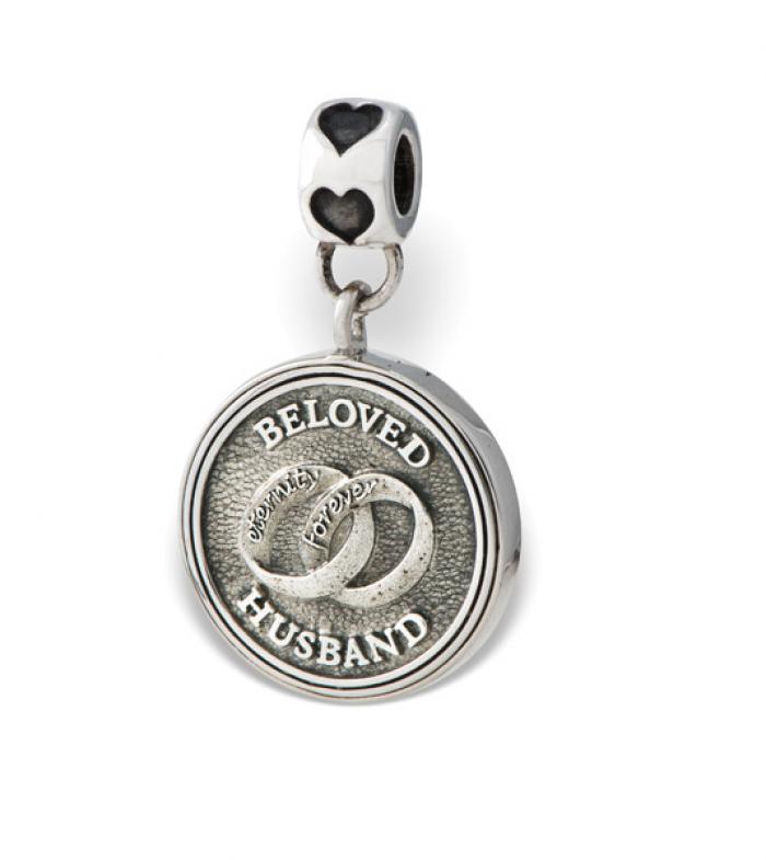 LifeStories Medallion Bead Collections - Husband Cremation Jewelry and Keepsakes
