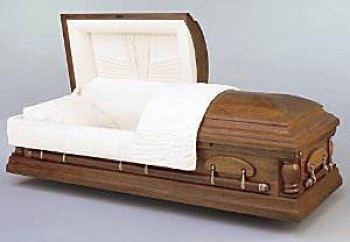 Burial - Pecan - Woodbridge Wooden Caskets