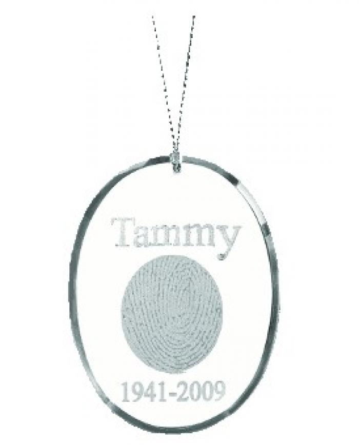 Oval Ornament Personalized Keepsakes