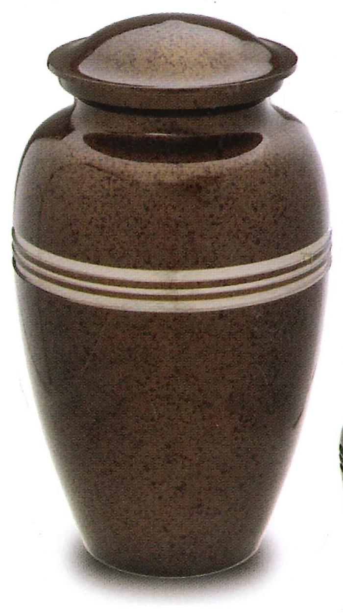 Speckled - Auburn Adult Urn Metal Urns