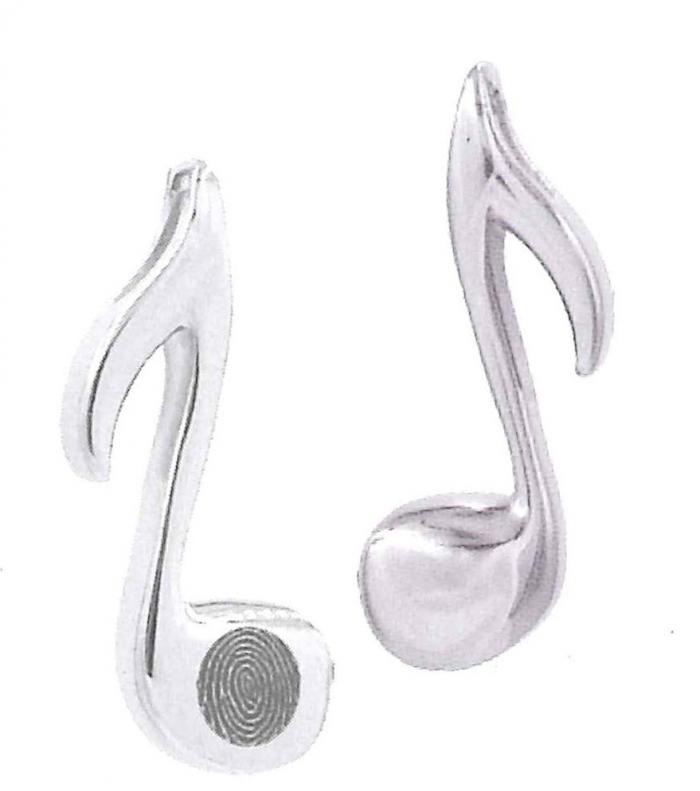 Simply Remembered - Music Note Cremation Jewelry and Keepsakes