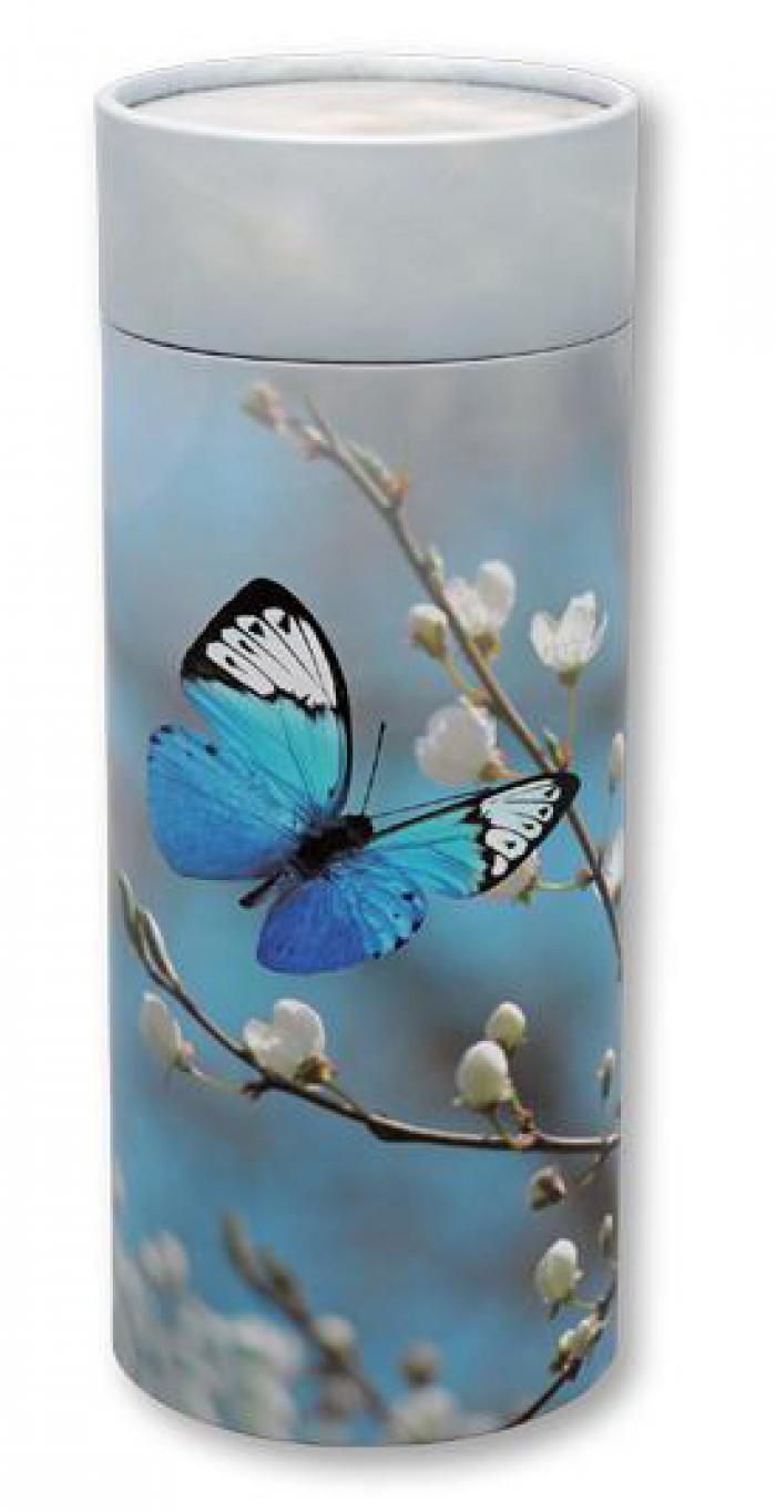 Scattering Tube - Butterfly Blossom Adult Urn