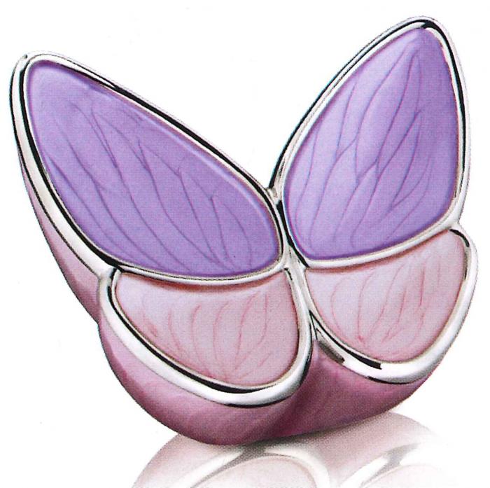 Wings of Hope - Lavender Metal Urns