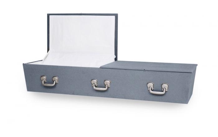 Cloth Collection - No.2 Grey Cloth Covered Caskets