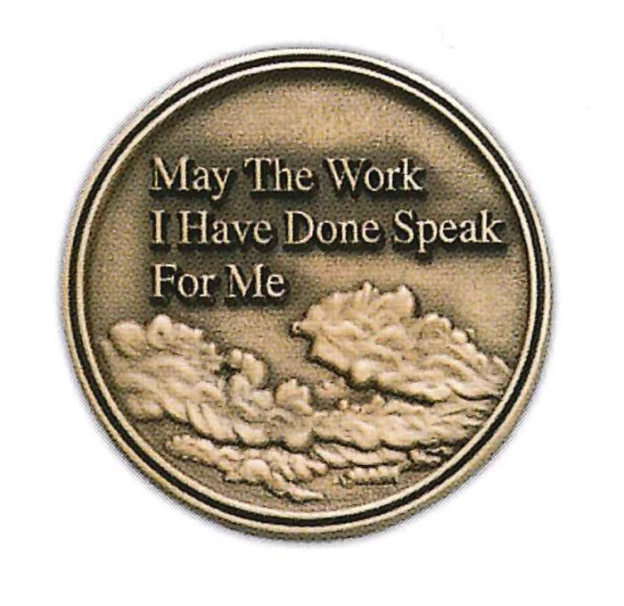 LifeStories Medallions - May The Work I've Done...