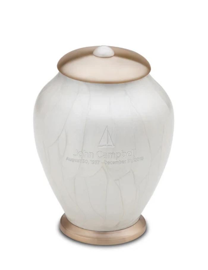 Simplicity Pearl Medium Urn
