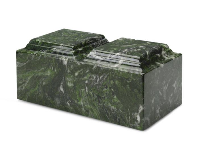 Marble Urns - Meadow Green Dual  Marble Urns