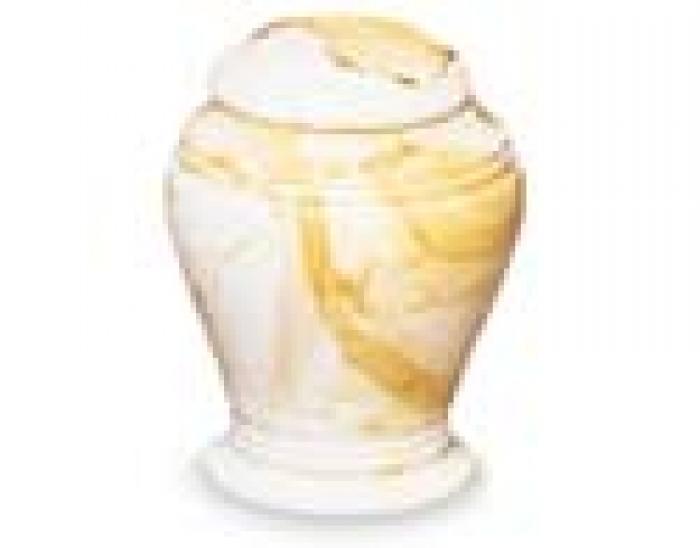 Marble Urns - Teak Bell Jar Keepsake Keepsakes Urns