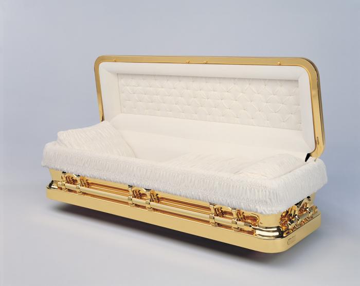 Burial - Bronze - Promethean White Z94 Metal Caskets