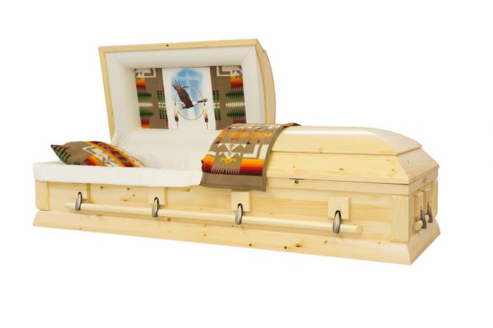 First Nations Collection - Timberland Pine Wooden Caskets