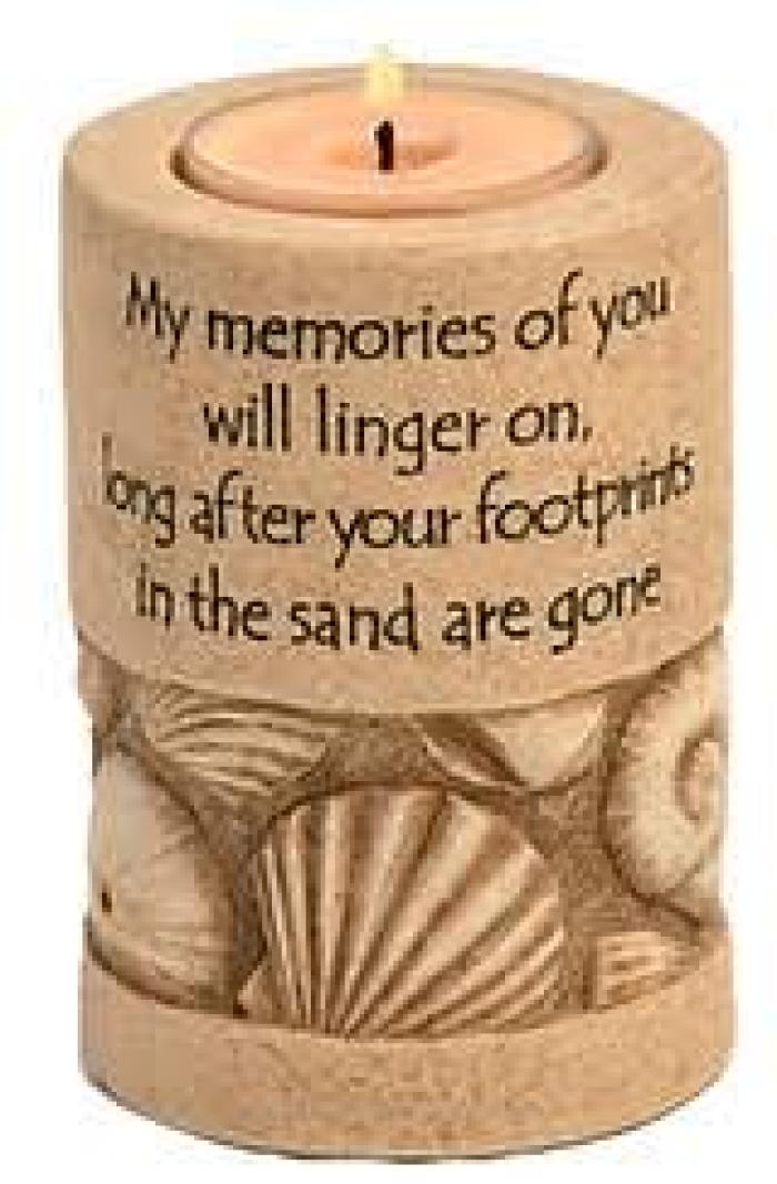 RK Productions - Footprints Seashells Keepsake