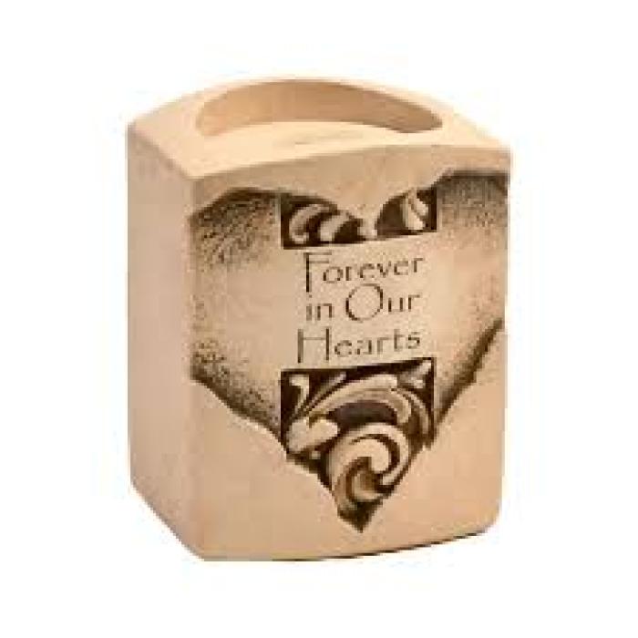 RK Productions - Forever In Our Hearts Candle Keepsake