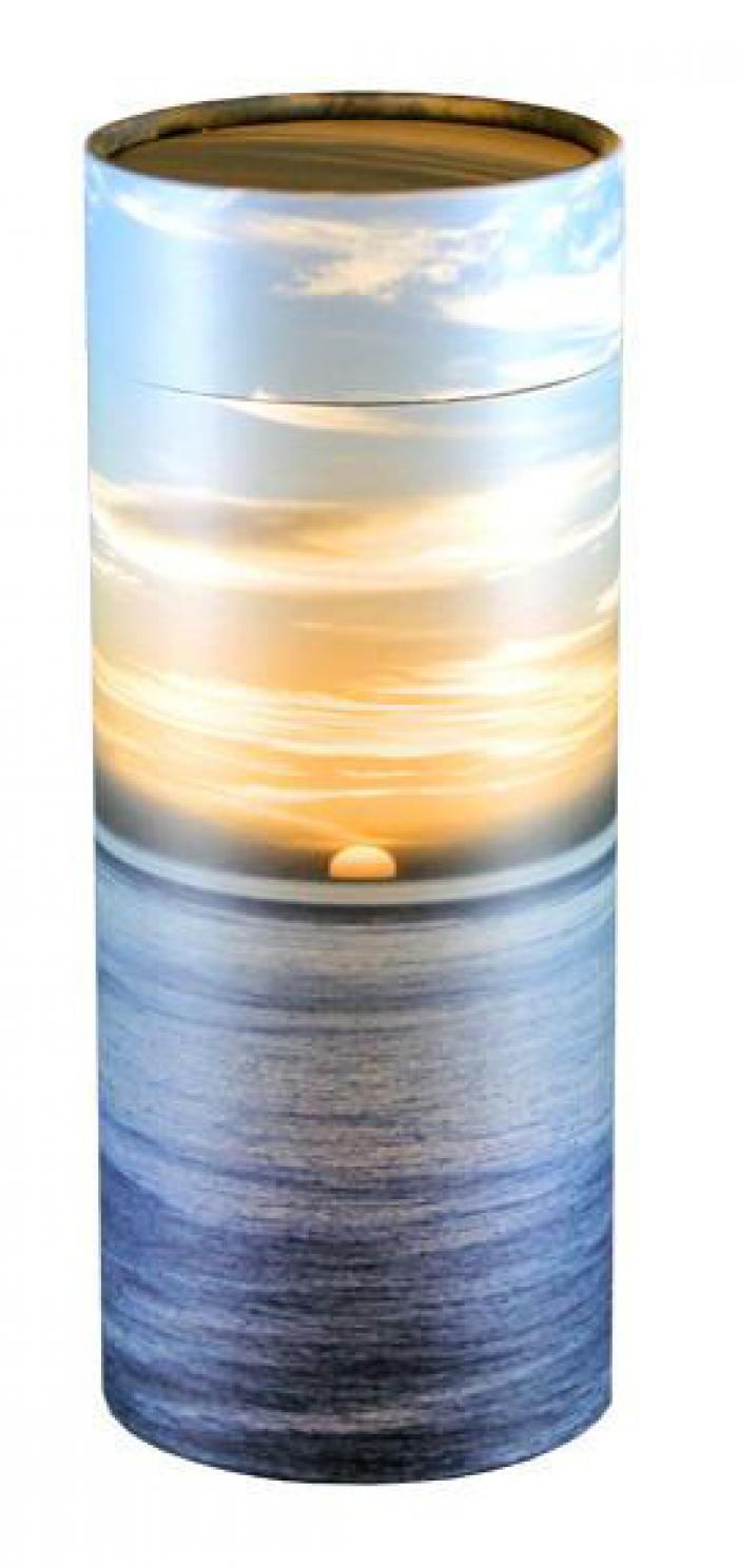 Scattering Tube - Ocean Sunset Adult Urn Biodegradable Urns
