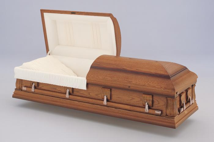 Burial - Oak - Benton Wooden Caskets