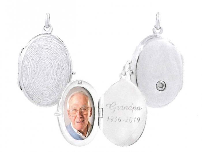 Oval Locket (Urn) Cremation Jewelry and Keepsakes