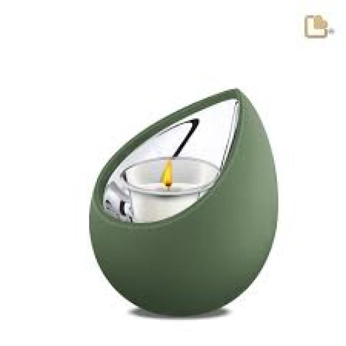 Drop Sage Green Tealight