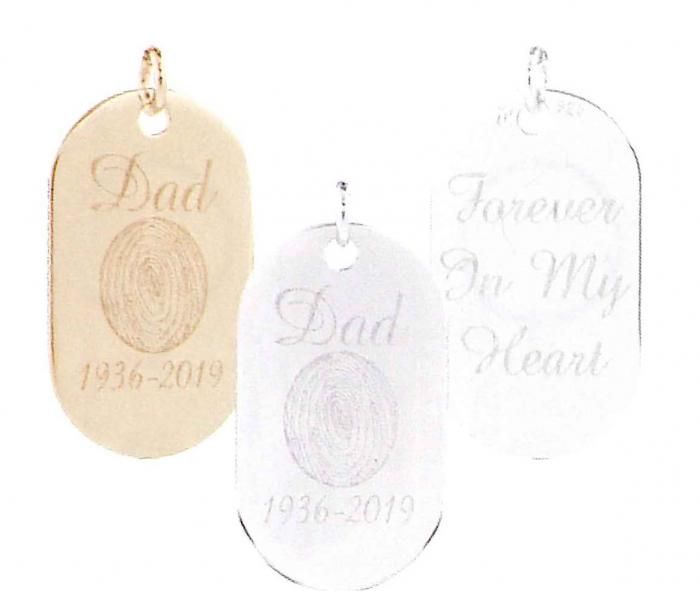 Memory Tag Personalized Jewelry