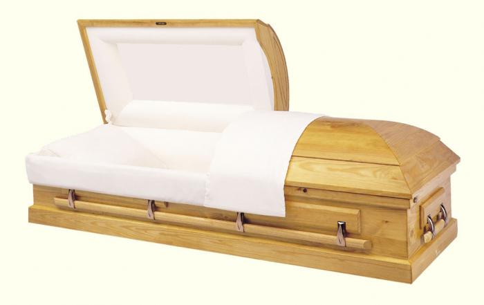 Burial - Finley Pine Wooden Caskets