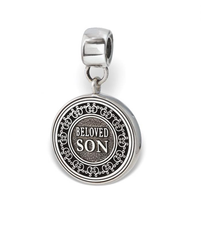 LifeStories Medallion Bead Collections - Beloved Son Cremation Jewelry and Keepsakes