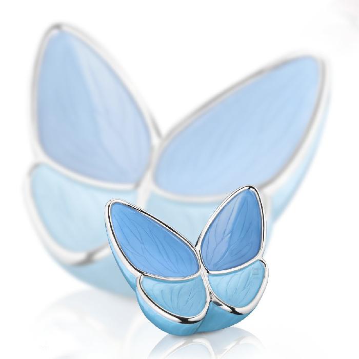 Wings of Hope - Blue Miniature Keepsakes Urns