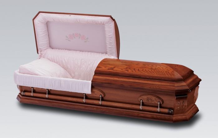 Burial - Oak - Eleanor Wooden Caskets