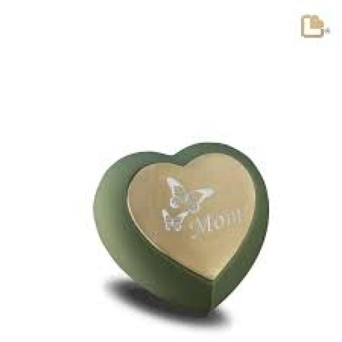Drop Sage Green Heart Keepsake