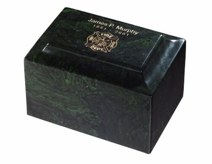 Marble Urns - Meadow Green Single Marble Urns