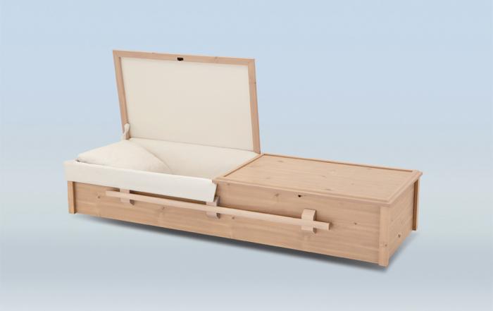 Cremation Container - Shaker Pine Cremation Caskets
